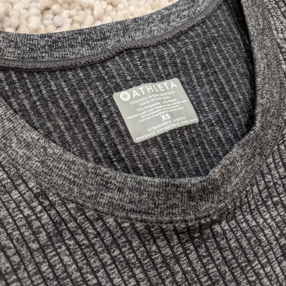 Athleta Ribbed Tank Top - Picture 3 of 3